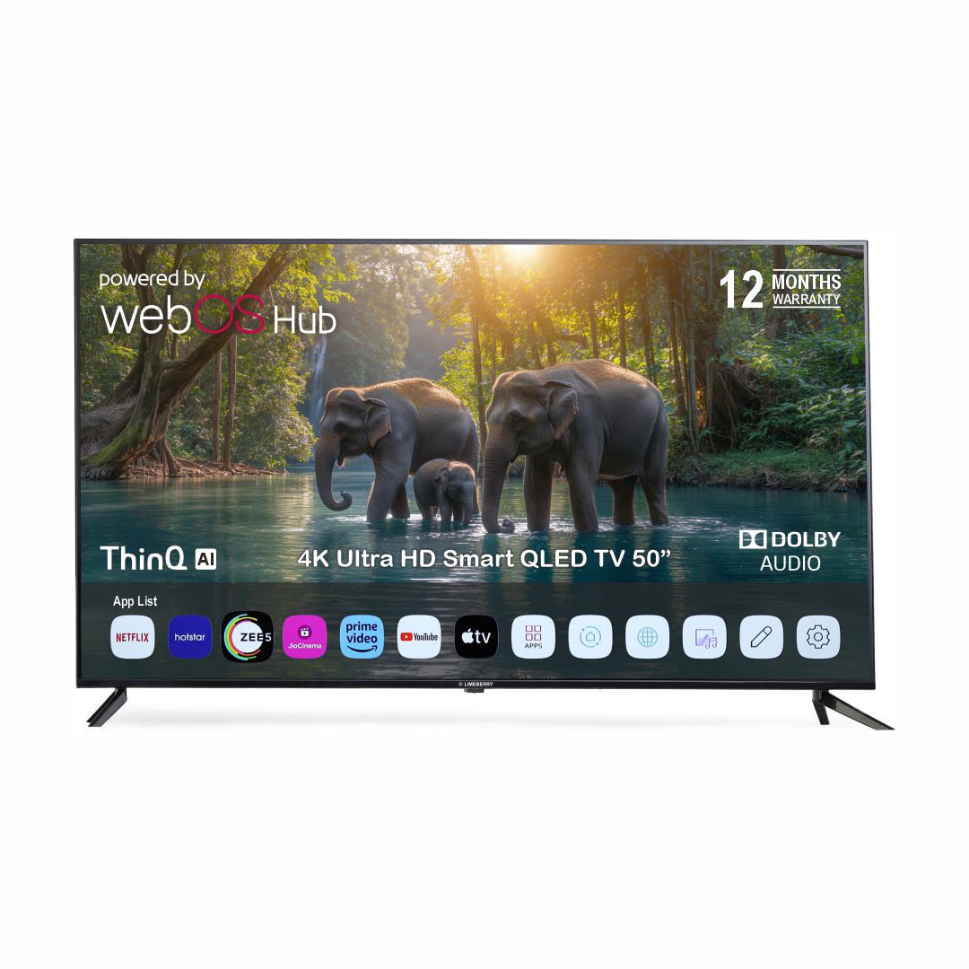 Limeberry Inch K Ultra Hd Smart Webos Qled Tv Lb Nsw Stunning Clarity And Smart