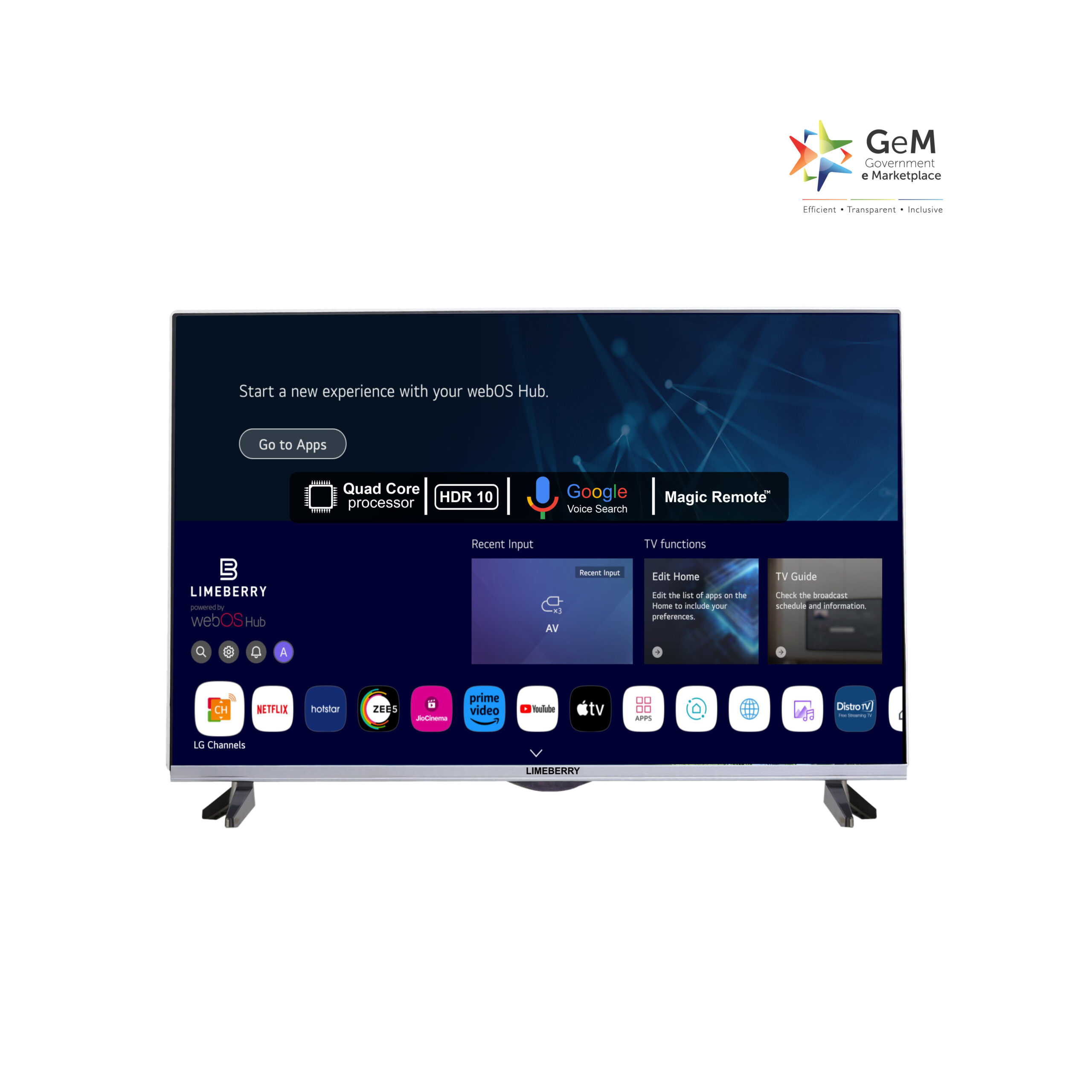 Limeberry Inch K Ultra Hd Webos Smart Qled Tv Eqled Immerse Yourself In Stunning