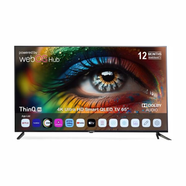 LIMEBERRY 165 cm (65 inch) 4K Ultra HD WebOS Smart QLED TV (EQLED65)