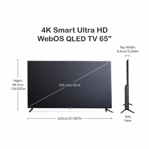 LIMEBERRY 165 cm (65 inch) 4K Ultra HD WebOS Smart QLED TV (EQLED65) - Image 3