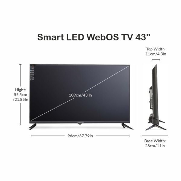 LIMEBERRY 109 cm (43 Inch) FHD Smart LED WebOS TV (LB431CNW) - Image 3