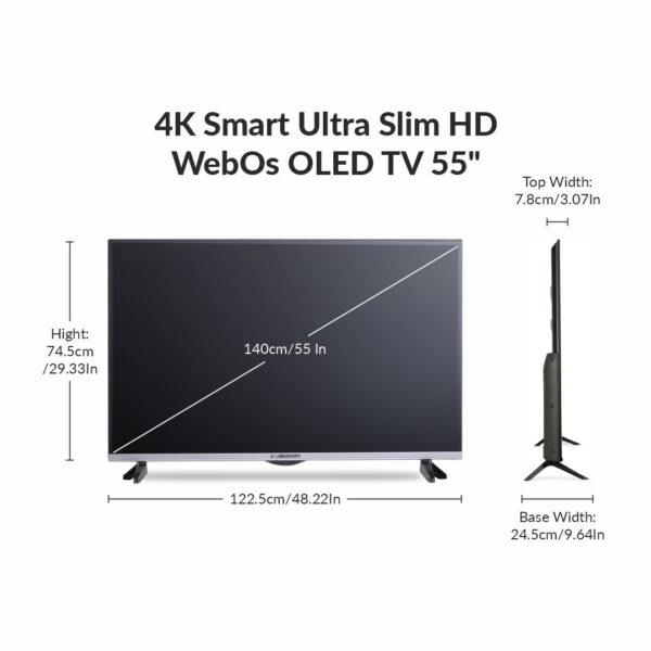 LIMEBERRY 140 cm (55 inch) 4K Ultra HD WebOS Smart Oled TV (EOLED55) - Image 3