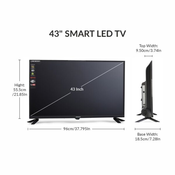 LIMEBERRY 108 cm (43 Inch) FHD Smart Android LED TV (SP431CN6) - Image 6