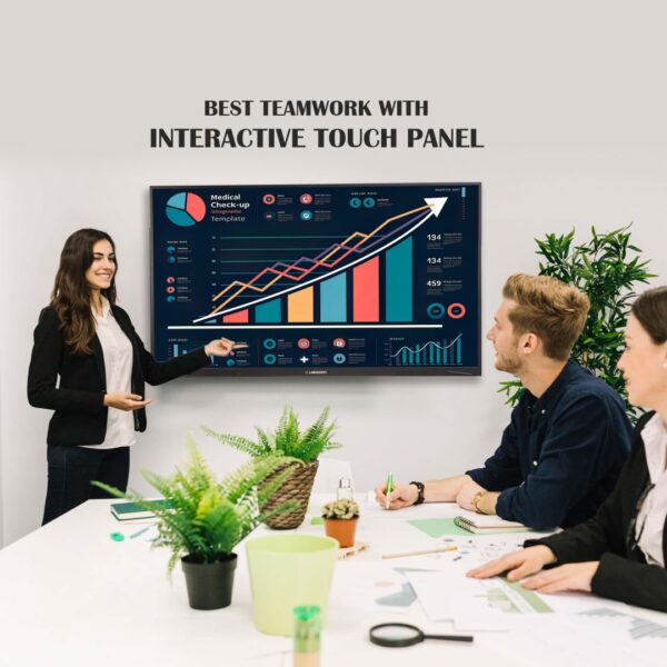 LIMEBERRY  Interactive Touch Monitor 165 cm (65 inch) Ultimate Smart Board for Classrooms, Offices, and Collaborative Workspaces (SP-IWB-982065) - Image 6