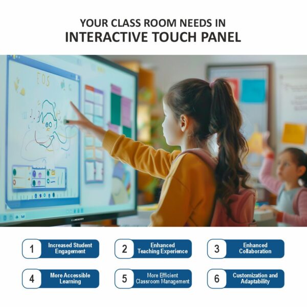 LIMEBERRY 190 cm (75 inch) Interactive Digital White Boards with Touch Tv Black ( SP-IWB-982075) - Image 9