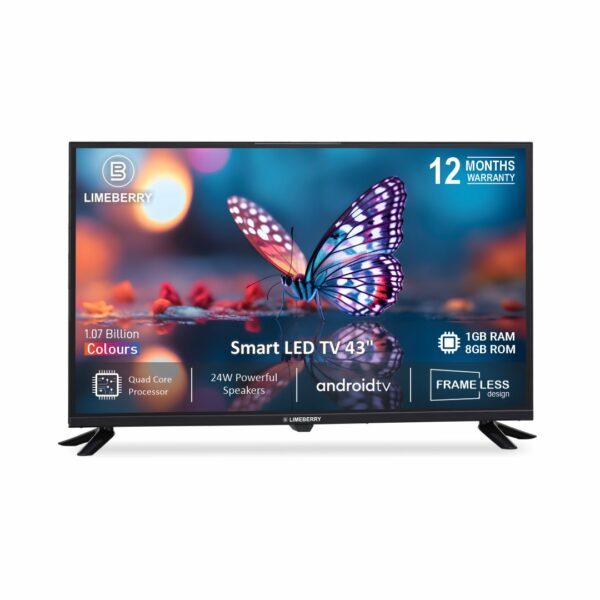 LIMEBERRY 108 cm (43 Inch) FHD Smart Android LED TV (SP431CNA12)