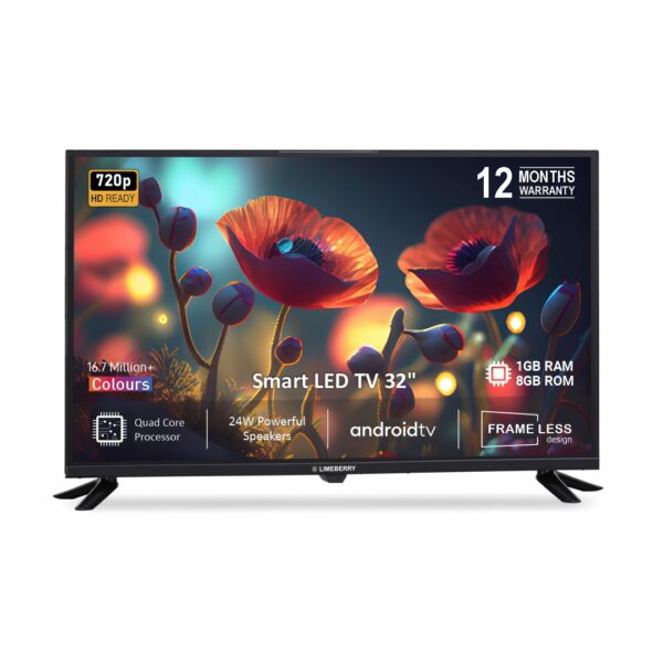 LIMEBERRY 80 cm (32 inch) Smart Android LED TV (SP321CNA12)